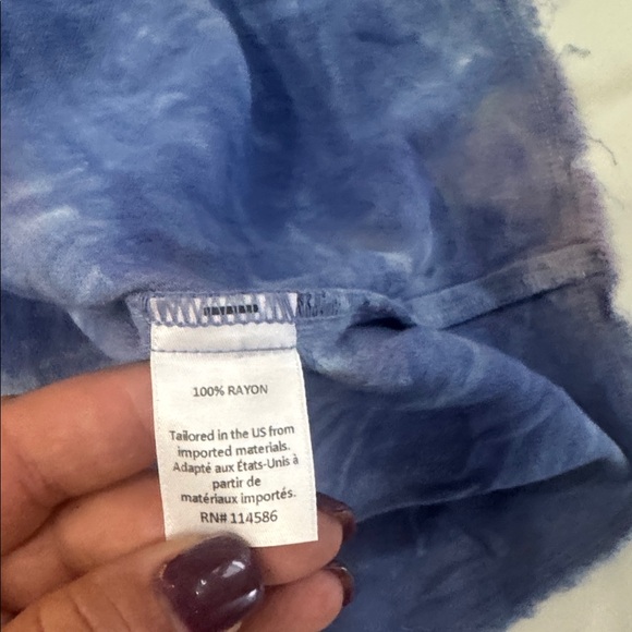 Sam & Lavi Coral Pink to Blue Ombre Maxi Dress - Picture 9 of 10